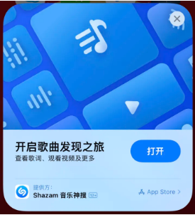 黄冈苹果14维修站分享iPhone14音乐识别功能使用方法 