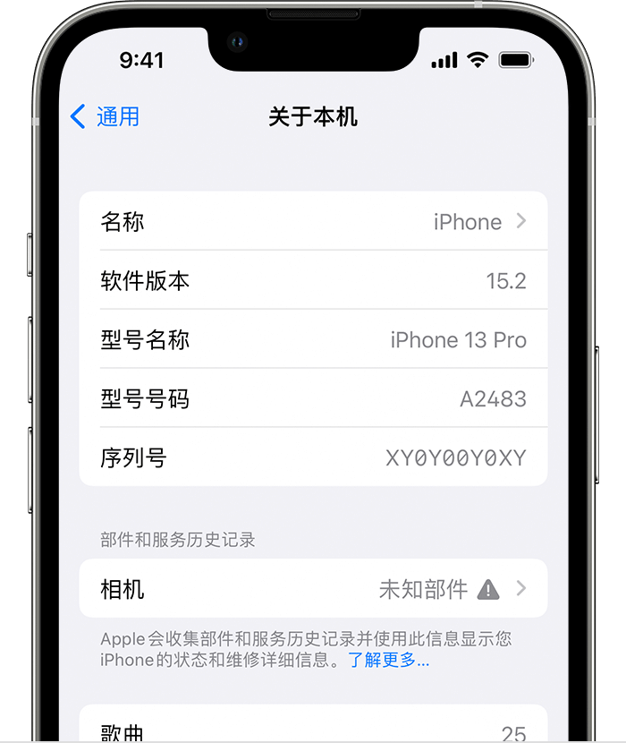 黄冈苹果维修分享iPhone 出现提示相机“未知部件”是什么原因？ 