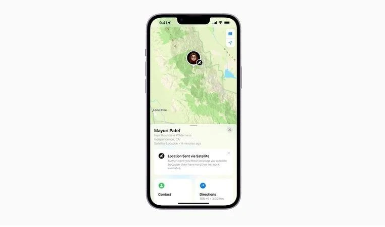 黄冈苹果14维修分享iPhone14系列中 FindMy功能通过卫星分享位置方法教程 